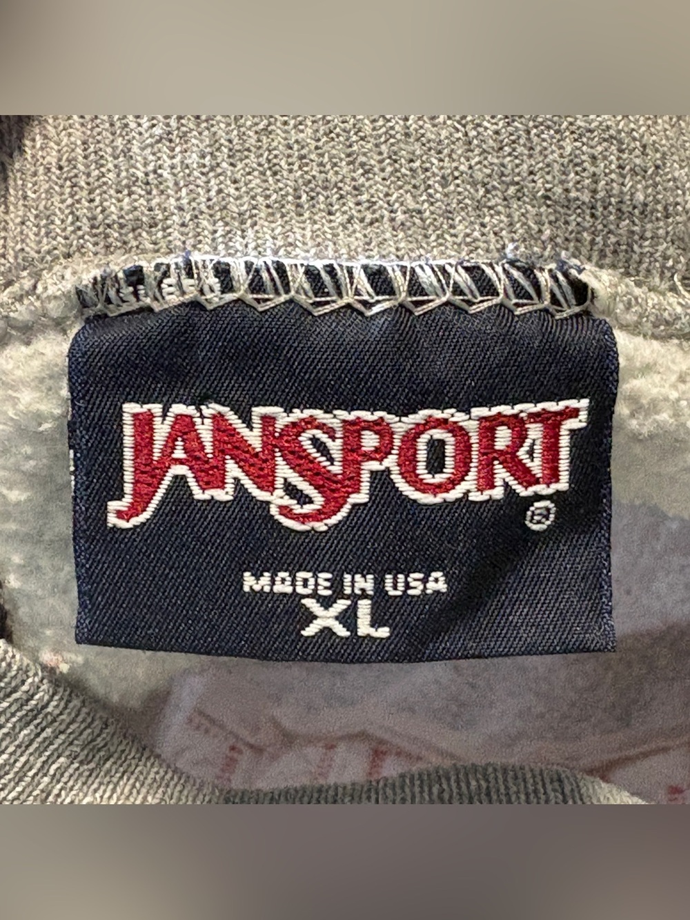 Vintage Jansport Indiana University Hoosiers IU College Crewneck Sweatshirt - XL - Picture 3 of 15